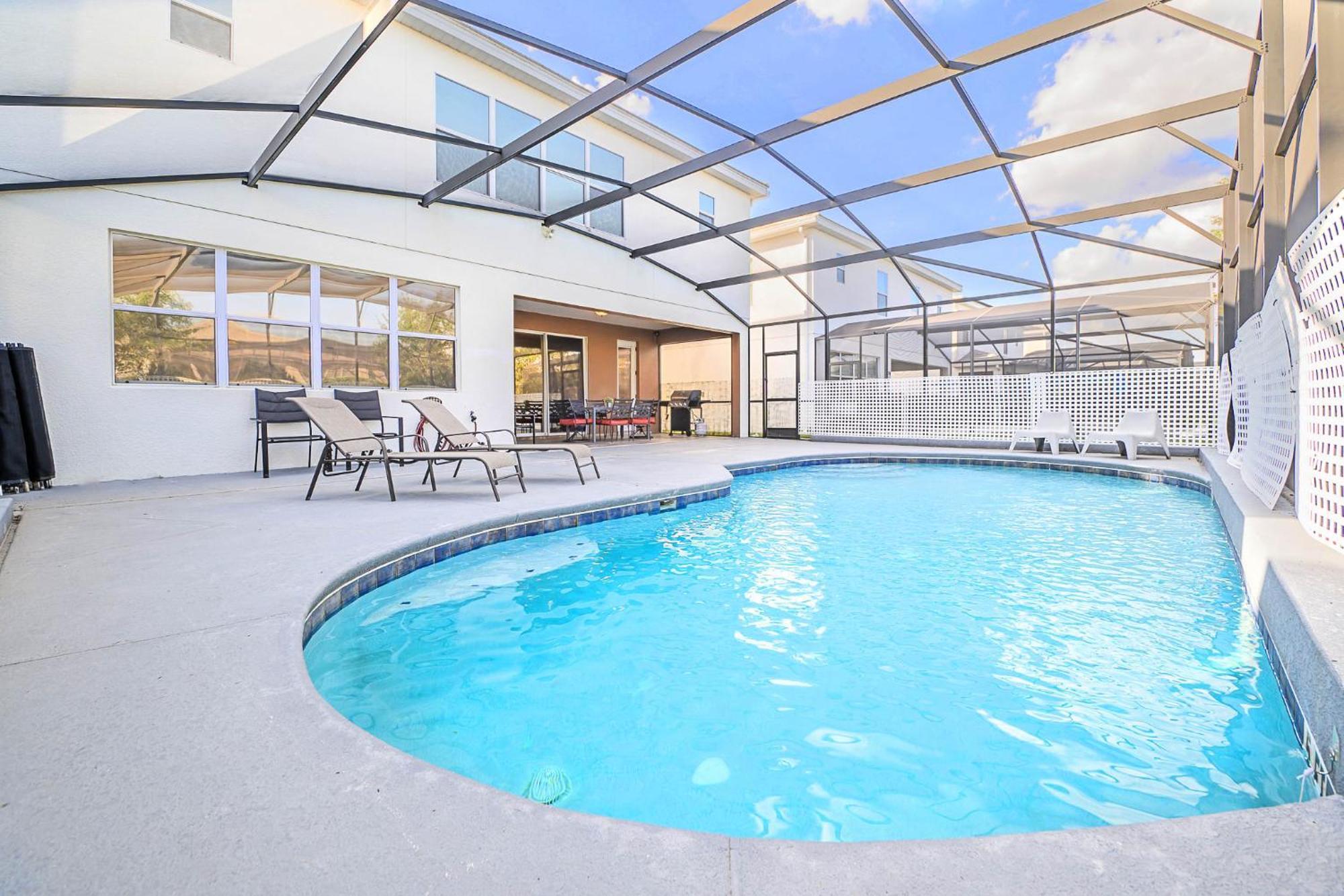 6Br Luxury Home With Private Pool And Bbq Kissimmee Eksteriør billede